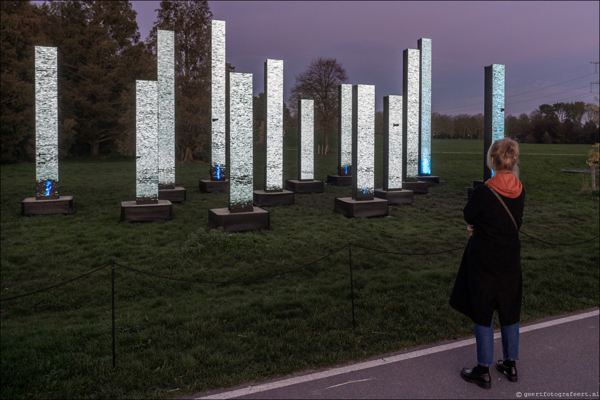 Almere lichtkunst festival Alluminious 2024<