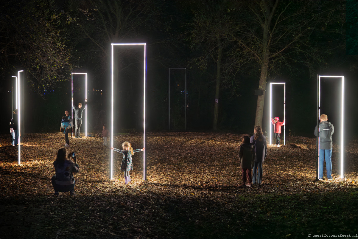 Almere lichtkunst festival Alluminous 2024<