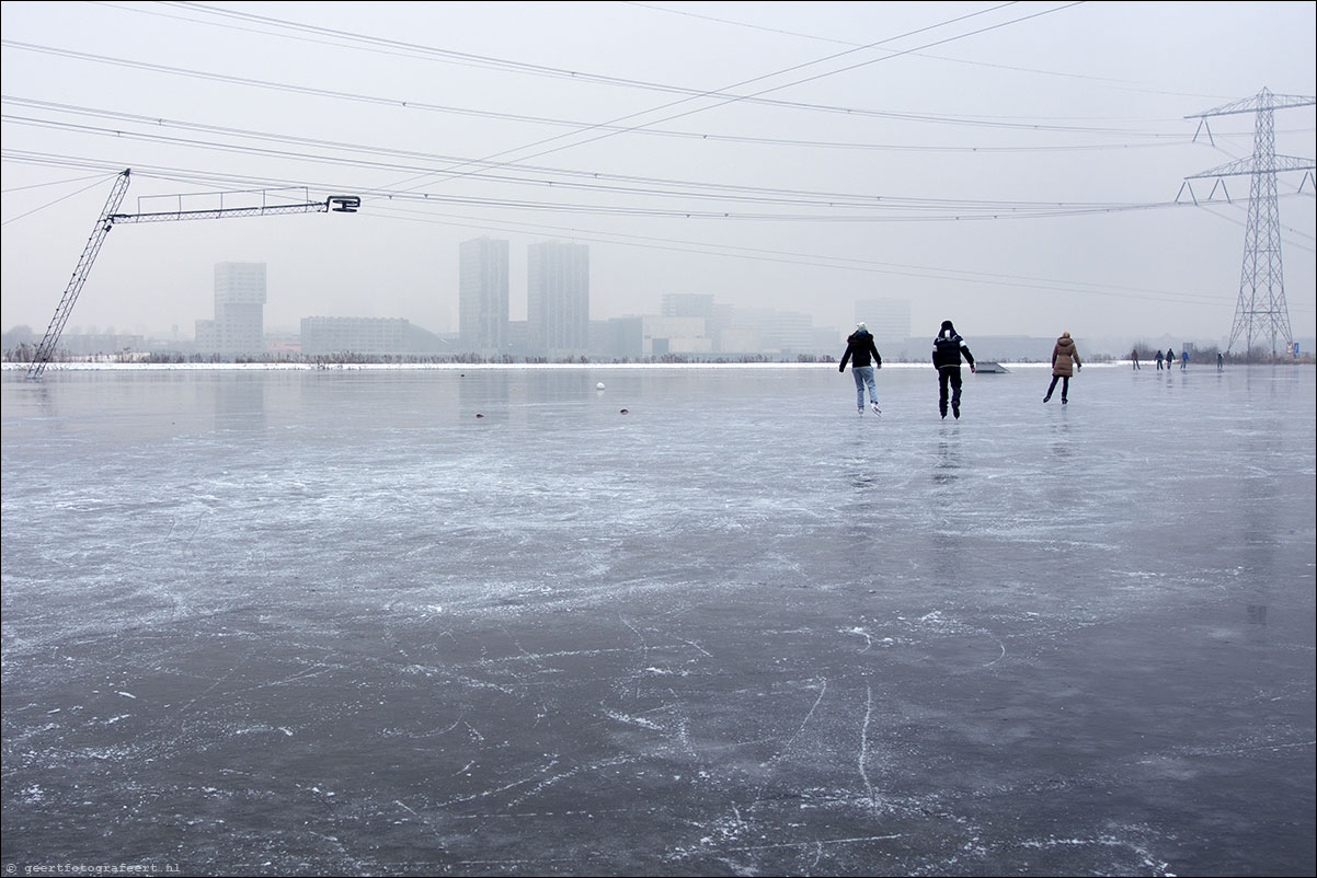 weerwater winter schaatsers