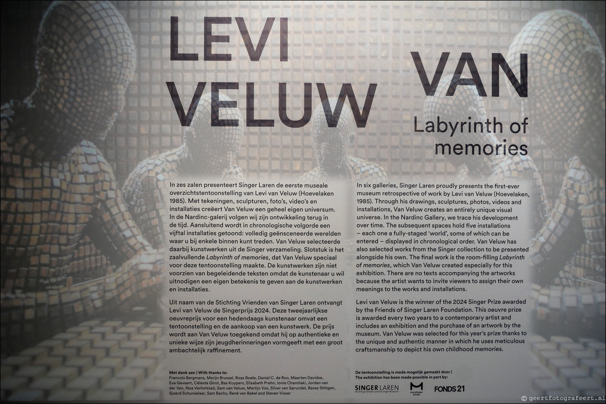 Levi van Veluw Museum Singer Laren Labyrinth of memories