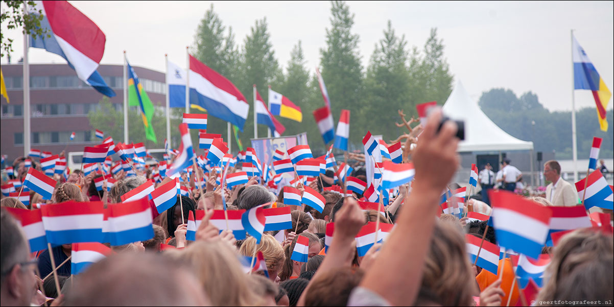 koningstoer almere willem alexander en maxima