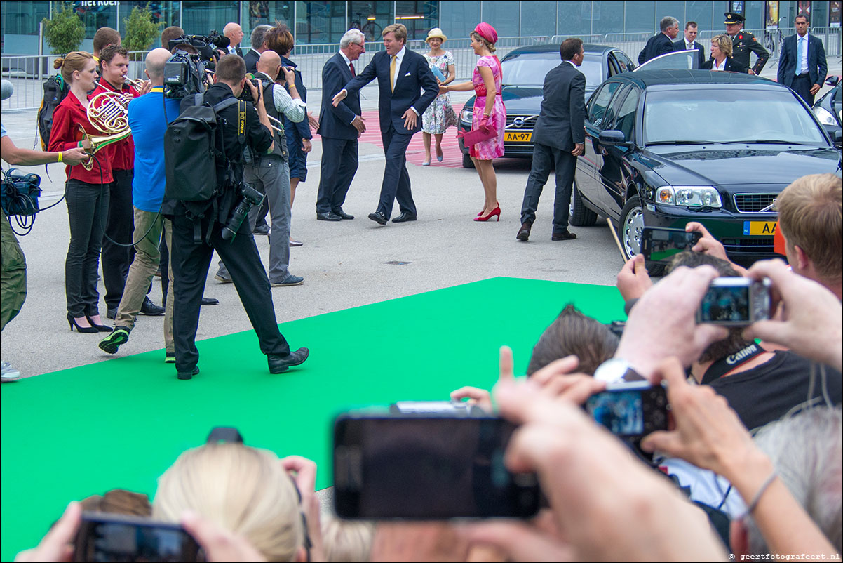 koningstoer almere willem alexander en maxima