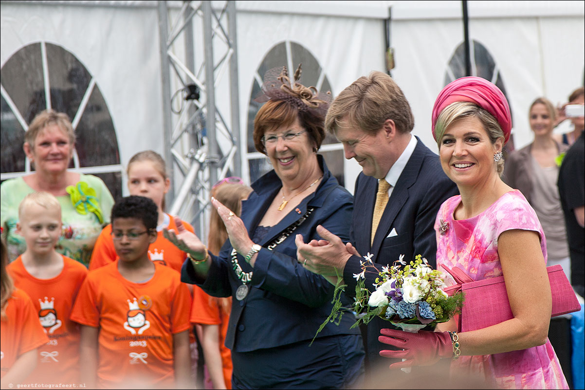 koningstoer almere willem alexander en maxima