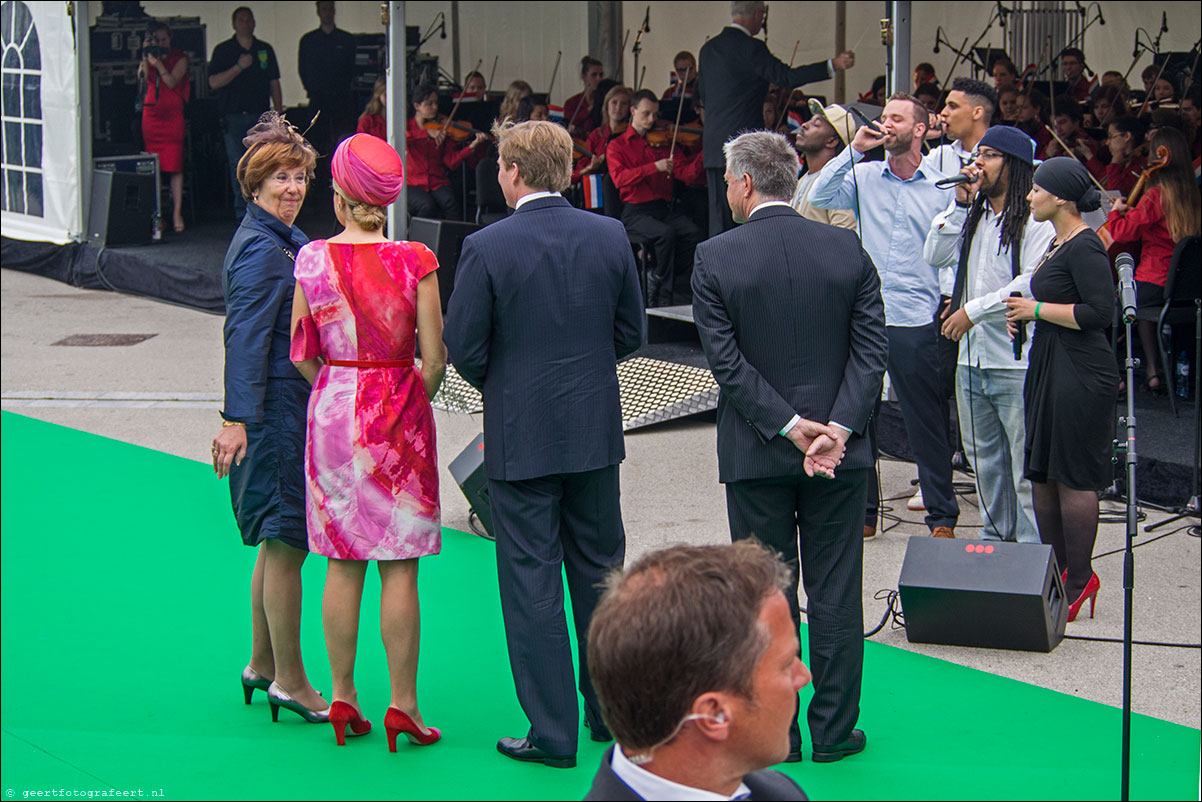 koningstoer almere willem alexander en maxima