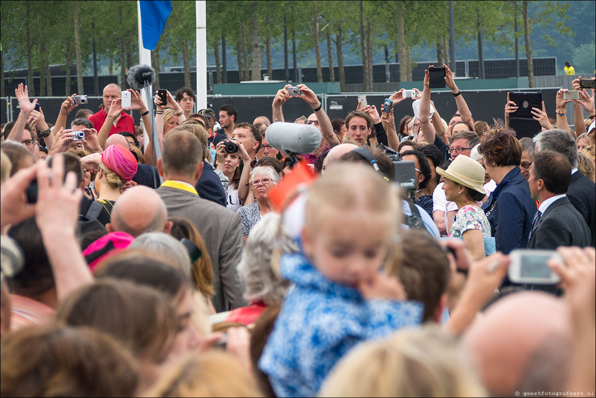 koningstoer almere willem alexander en maxima