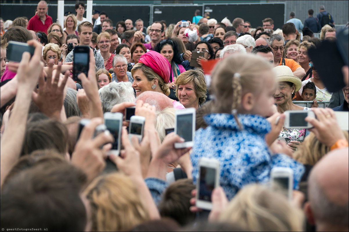 koningstoer almere willem alexander en maxima