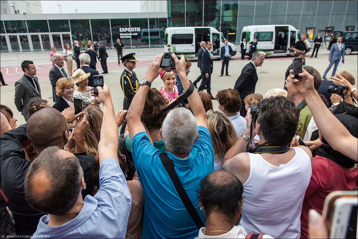 koningstoer almere willem alexander en maxima