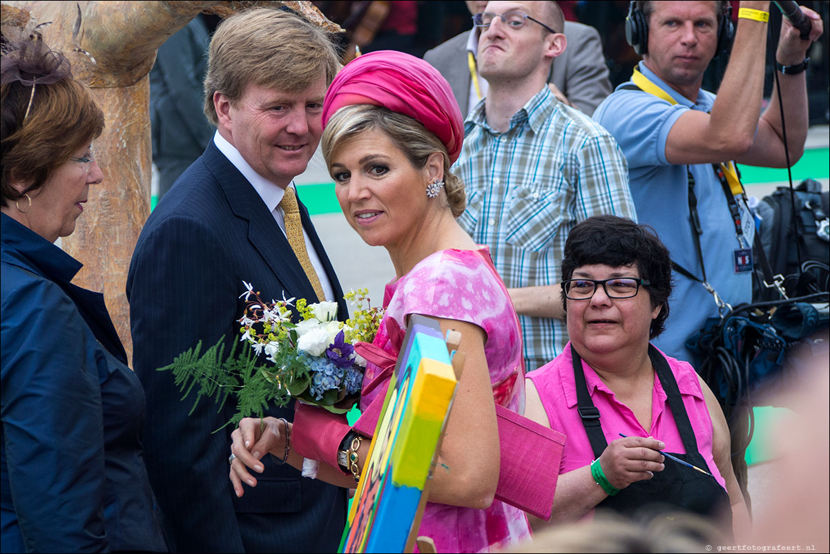 koningstoer almere willem alexander en maxima