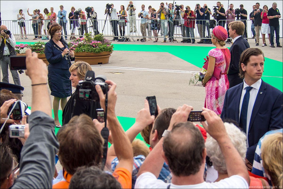 koningstoer almere willem alexander en maxima