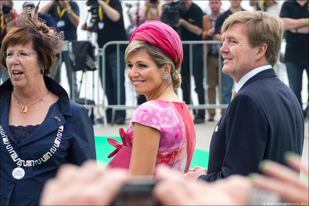 koningstoer almere willem alexander en maxima