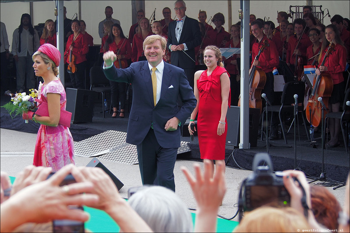 koningstoer almere willem alexander en maxima