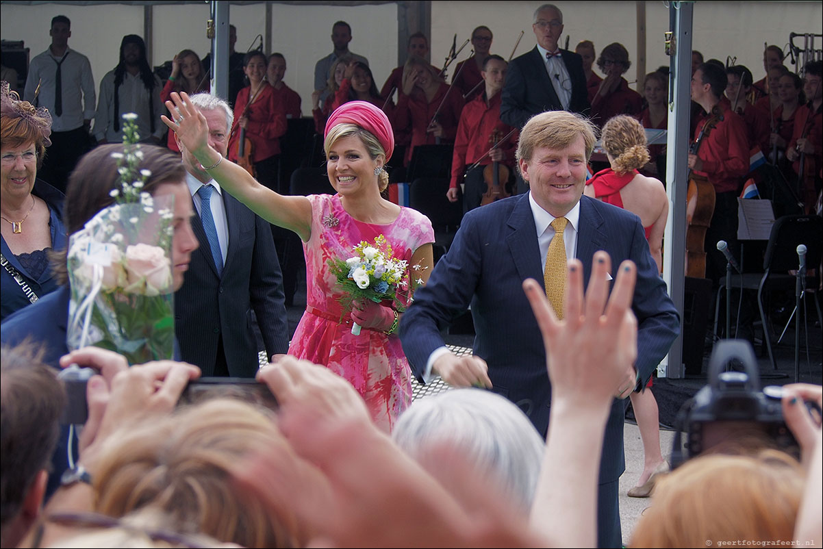 koningstoer almere willem alexander en maxima