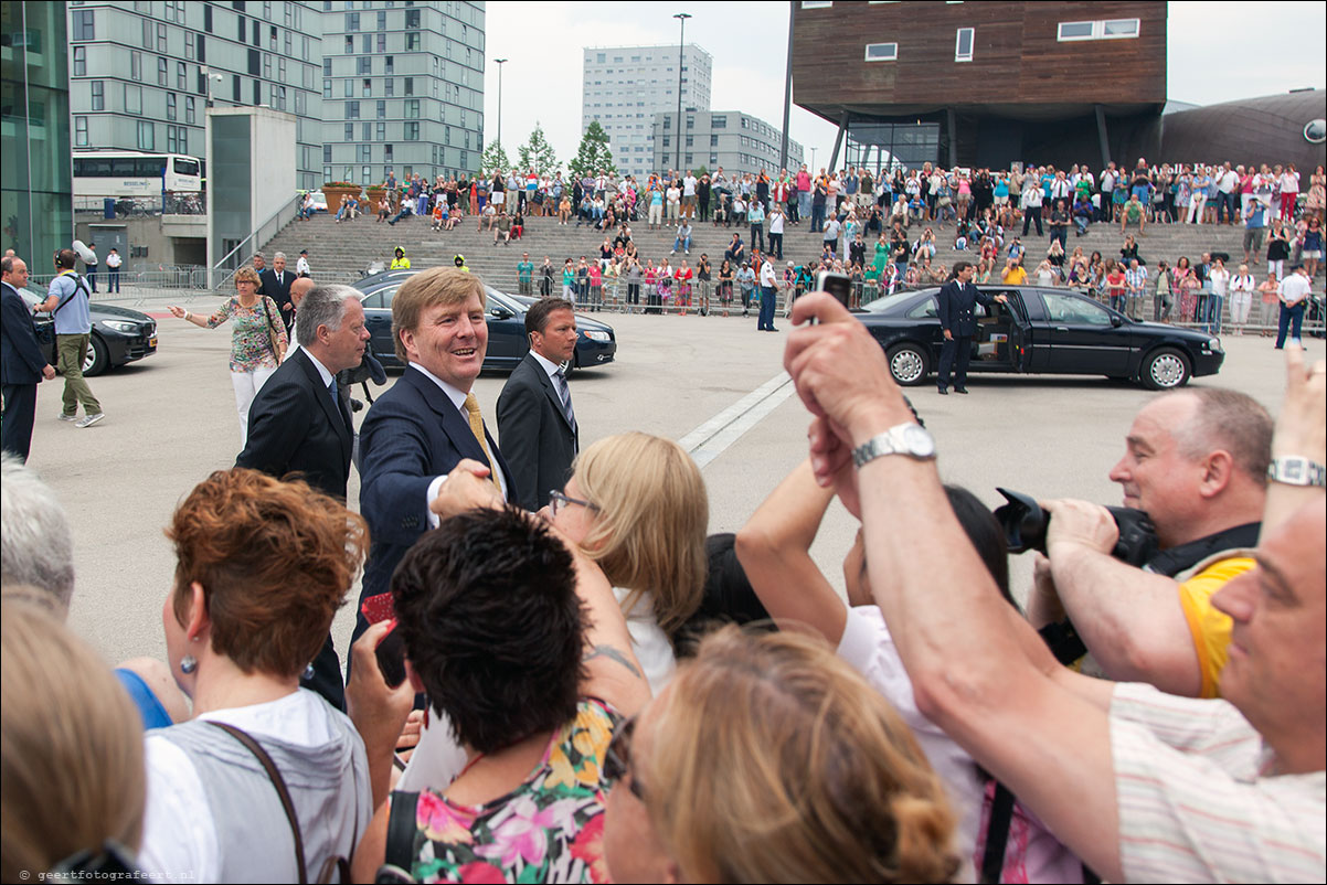 koningstoer almere willem alexander en maxima