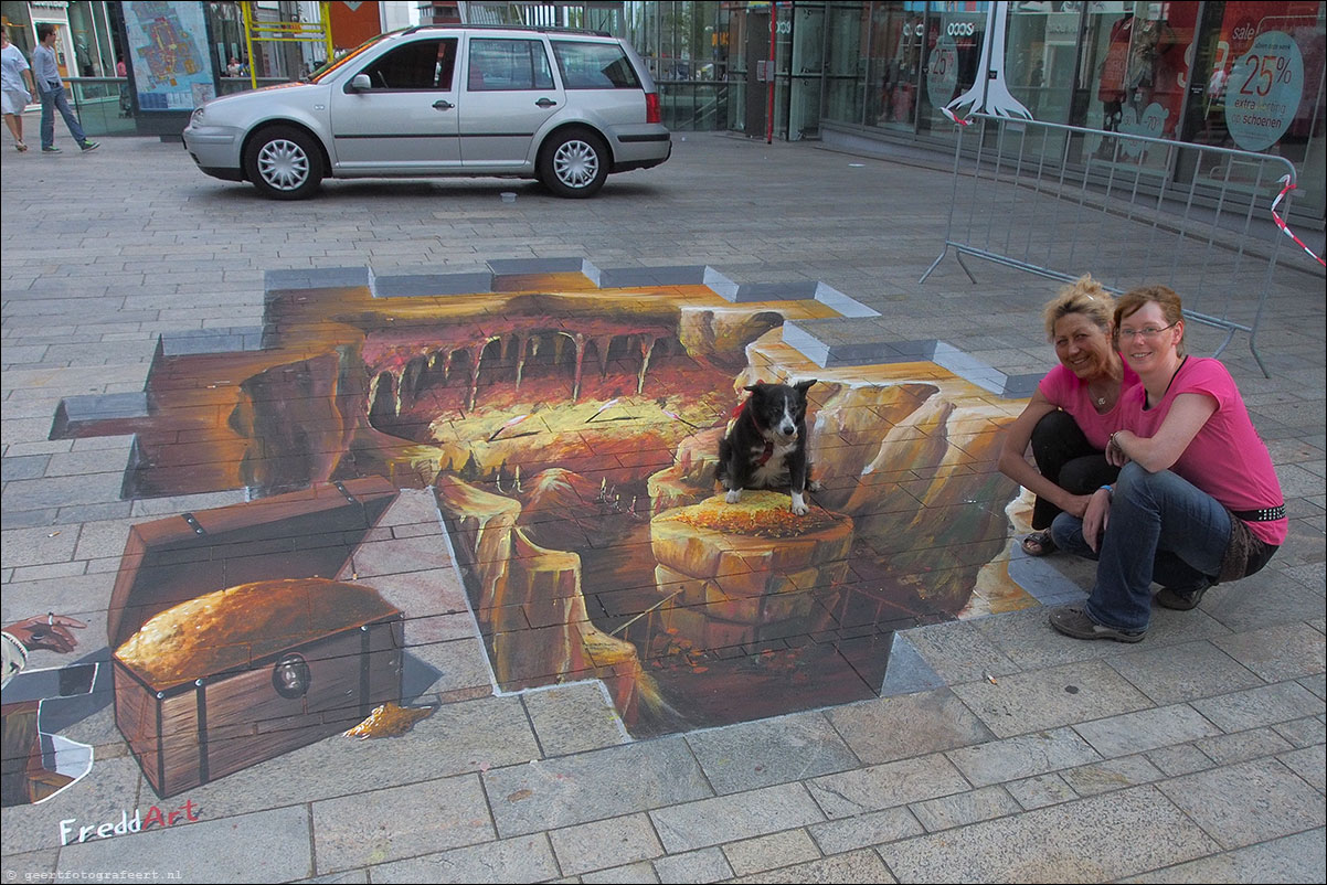 streetfestival almere met 3D-painting