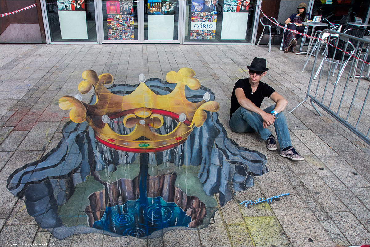 streetfestival almere met 3D-painting