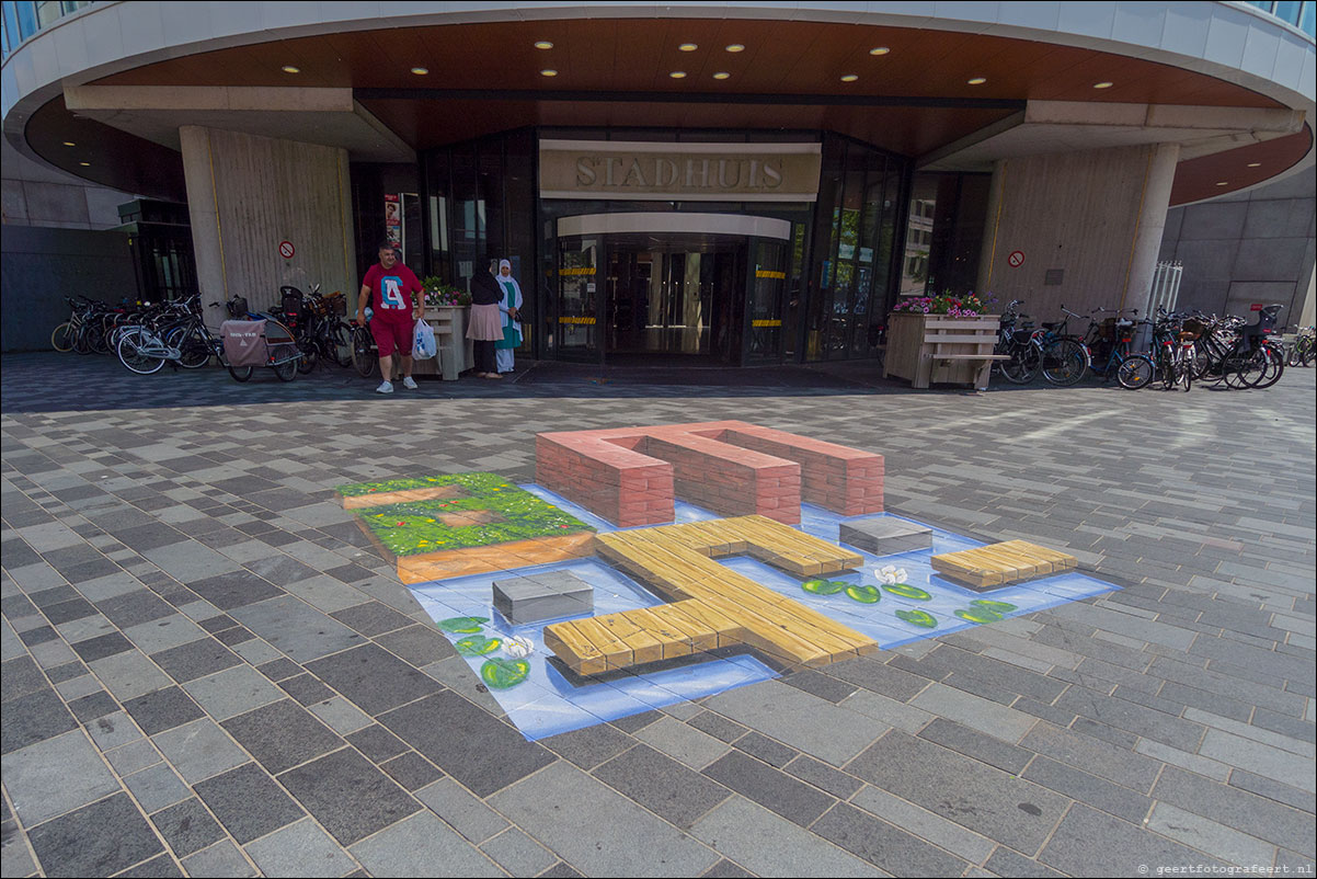 streetfestival almere met 3D-painting