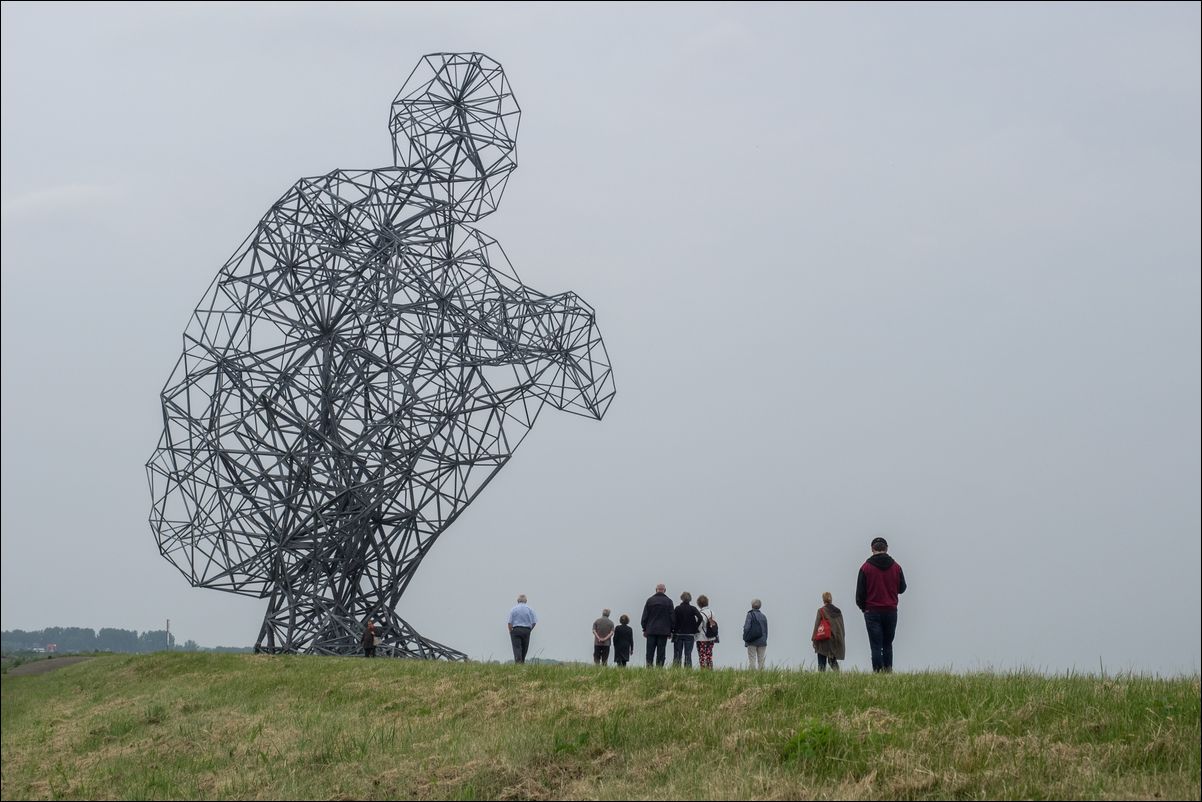 Land Art Flevoland:  Exposure (2010), Antony Gormley