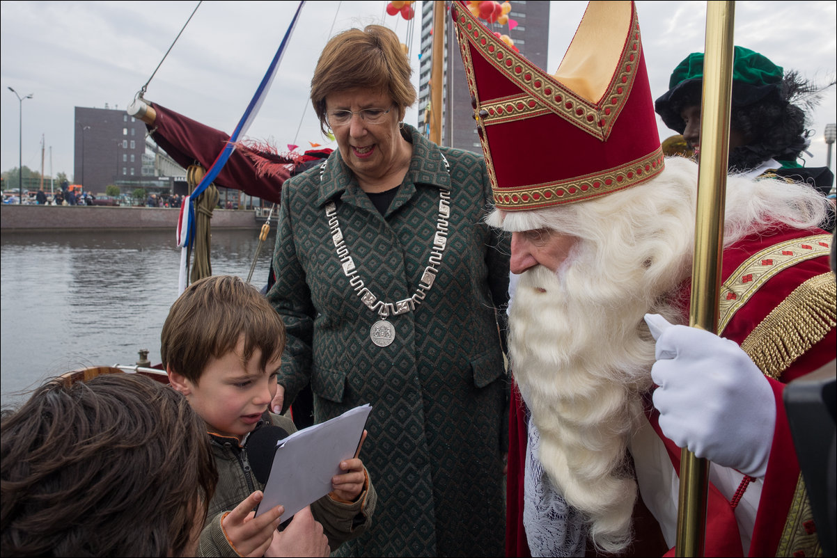 intocht sinterklaas in Almere