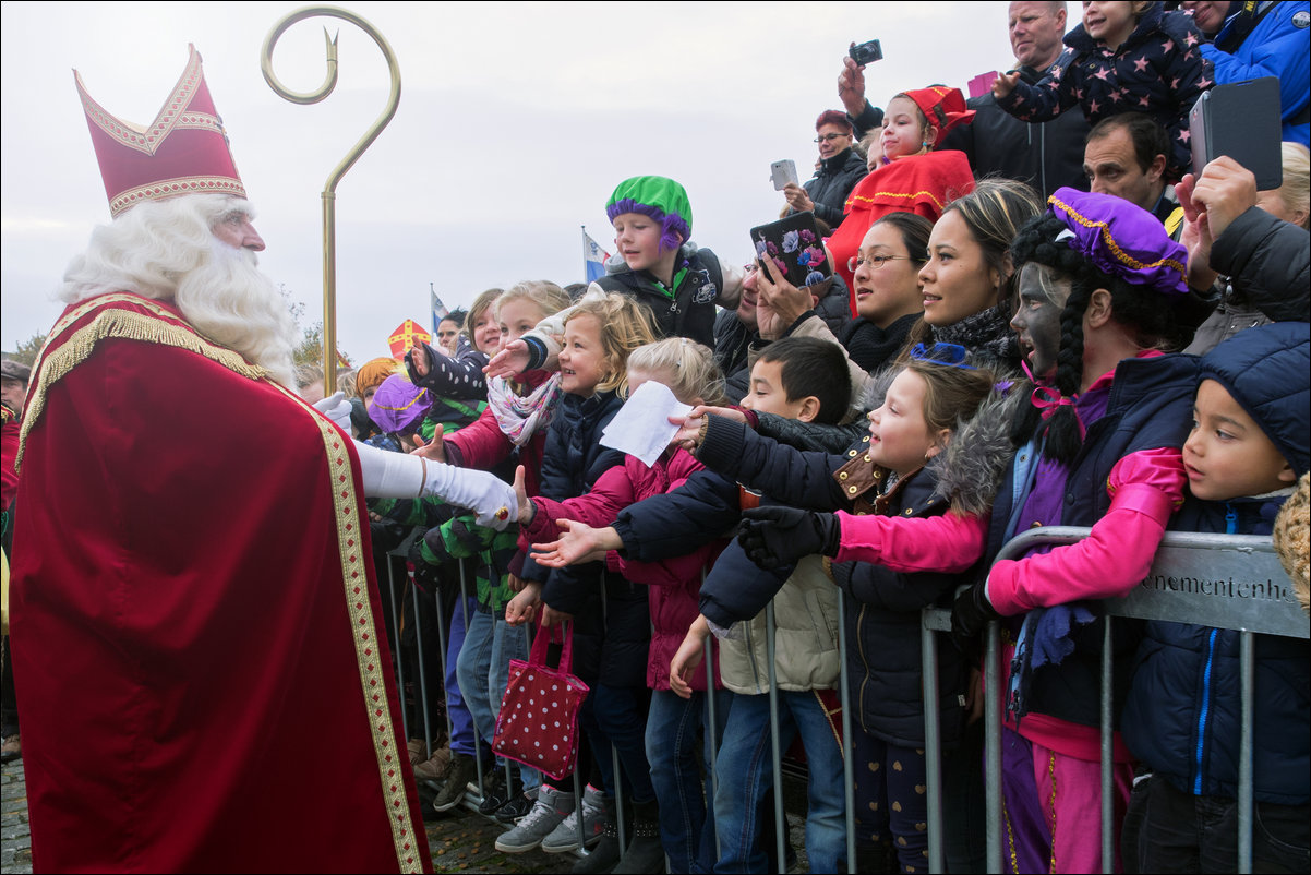 intocht sinterklaas in Almere