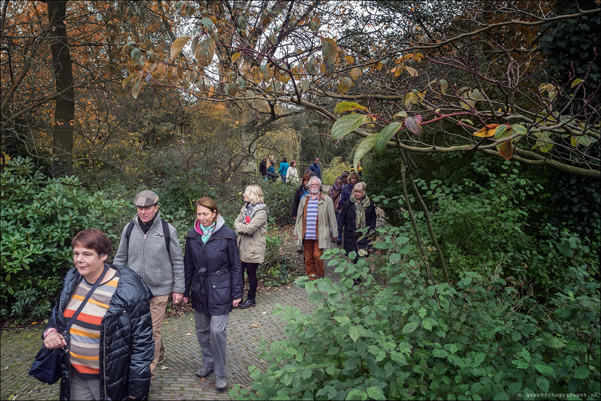 Dag van de Stilte, stiltewandeling Vondelpark Amsterdam