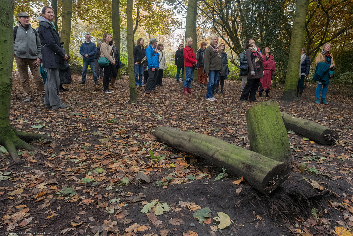 Dag van de Stilte, stiltewandeling Vondelpark Amsterdam