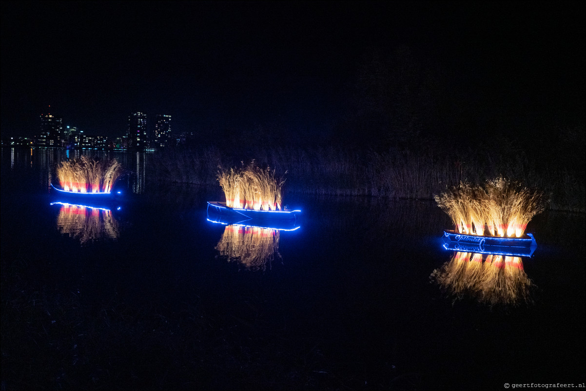 Almere lichtkunst festival Alluminous 2024<