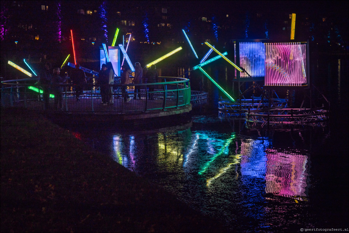 Almere lichtkunst festival Alluminous 2024<